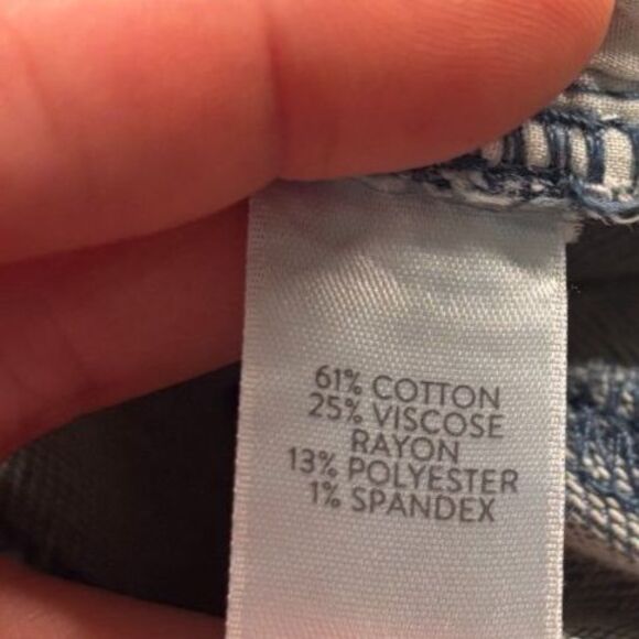 PURE J. JILL PULL ON CASUAL WIDE LEG EVERYDAY SOFT STRETCH MID RISE DENIM SZ. S - Picture 3 of 3